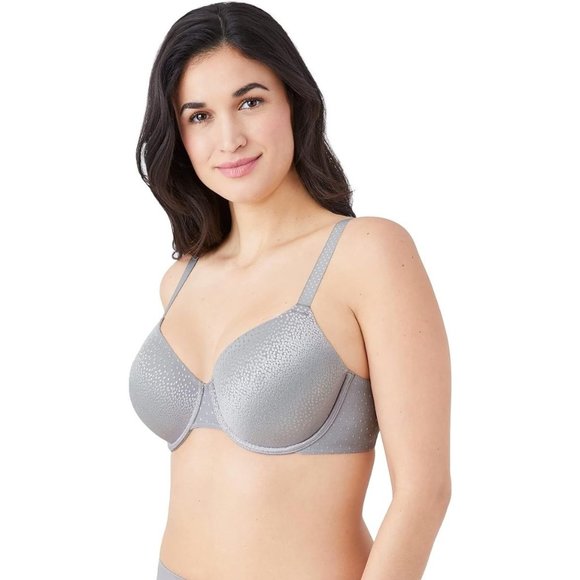Wacoal Back Appeal Full Coverage T-Shirt Bra 40G Silver NWT - Picture 3 of 4